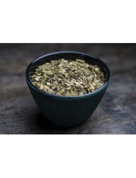 La grenade et la papaye donnent une délicieuse saveur acidulée au maté.